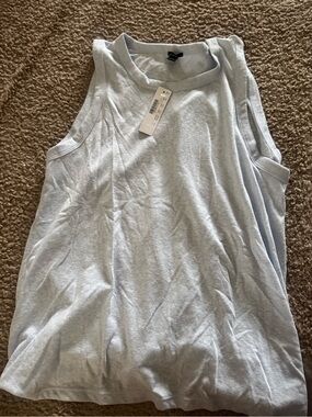 J. Crew Light Blue Women's Tank Top - Breathable Sleeveless Tee